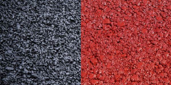 enraube chaud rouge et noir